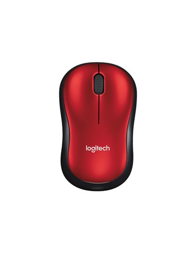 Беcпроводная мышь Logitech M185, Красный