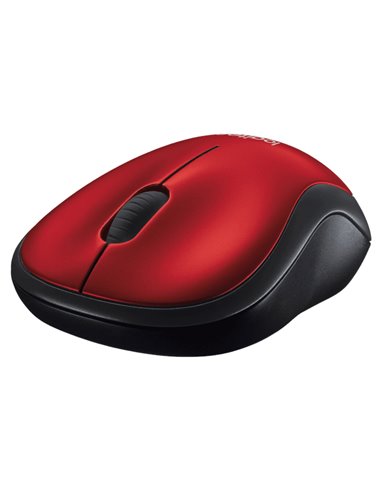 Беcпроводная мышь Logitech M185, Красный