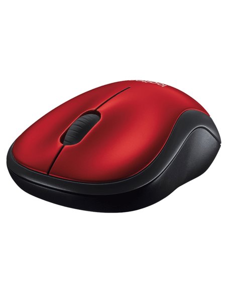 Беcпроводная мышь Logitech M185, Красный