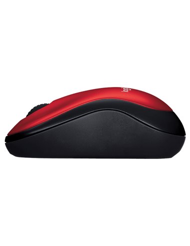 Беcпроводная мышь Logitech M185, Красный