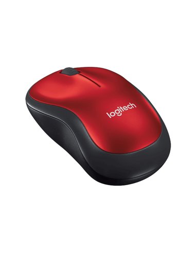 Беcпроводная мышь Logitech M185, Красный