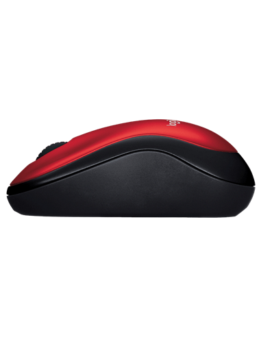 Беcпроводная мышь Logitech M185, Красный