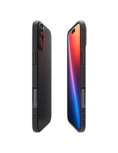 Husă Spigen iPhone 16 Plus Liquid Air, Negru mat 2