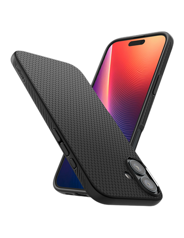 Husă Spigen iPhone 16 Plus Liquid Air, Negru mat