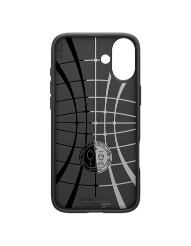Чехол Spigen iPhone 16 Plus Liquid Air, Матовый черный
