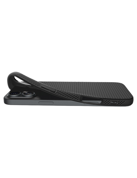 Чехол Spigen iPhone 16 Plus Liquid Air, Матовый черный