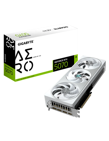 Видеокарта Gigabyte GV-N5070AERO OC-12GD, 12ГБ GDDR7 192бит