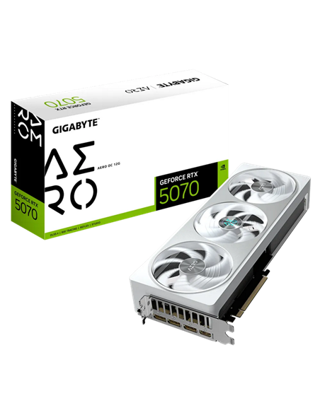 Видеокарта Gigabyte GV-N5070AERO OC-12GD, 12ГБ GDDR7 192бит