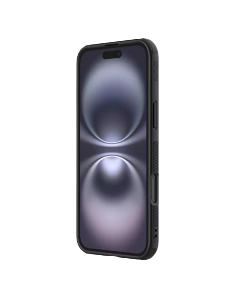 Husă Nillkin iPhone 16 - Super Frosted Shield Pro Magnetic, Negru