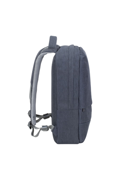 Rucsac pentru Laptop RivaCase Prater, 15.6", Poliester, Gri închis
