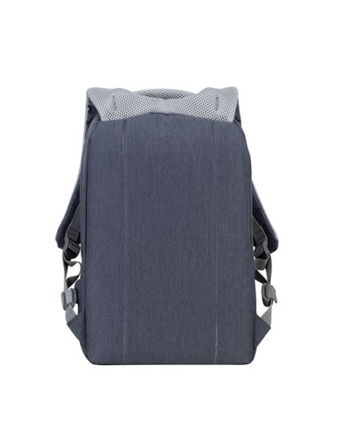 Rucsac pentru Laptop RivaCase Prater, 15.6", Poliester, Gri închis