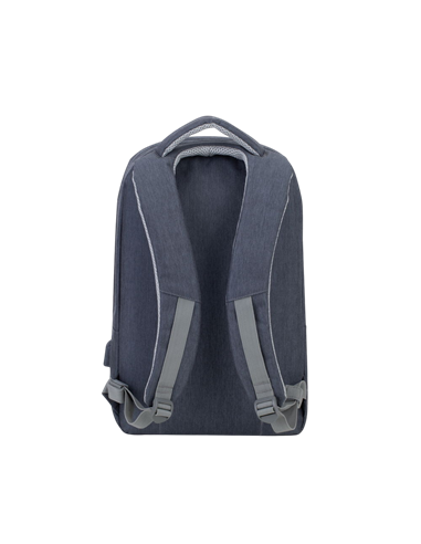 Rucsac pentru Laptop RivaCase Prater, 15.6", Poliester, Gri închis