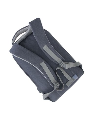 Rucsac pentru Laptop RivaCase Prater, 15.6", Poliester, Gri închis