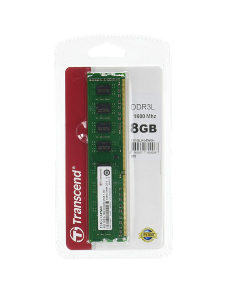 Memorie RAM Transcend TS1GLK64W6H, DDR3 SDRAM, 1600 MHz, 8GB