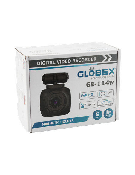Cameră auto DVR Globex GE-114w, Negru