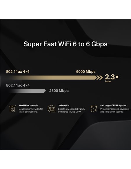 Беспроводной маршрутизатор MERCUSYS MR90X, Чёрный