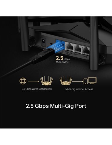 Беспроводной маршрутизатор MERCUSYS MR90X, Чёрный