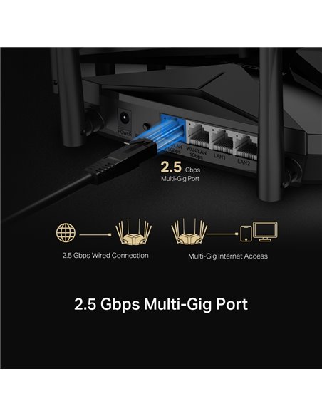 Беспроводной маршрутизатор MERCUSYS MR90X, Чёрный