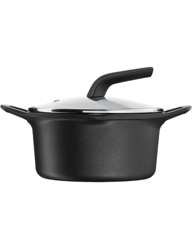 Кастрюля Tefal E2494444, 2,8л, 20см, Чёрный