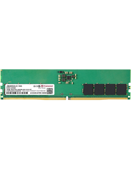 Memorie RAM Transcend JetRam, DDR5 SDRAM, 4800 MHz, 16GB, JM4800ALE-16G
