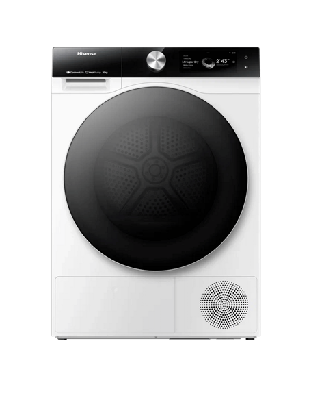 Uscător de rufe Hisense DH7S107BW, 10kg, Alb