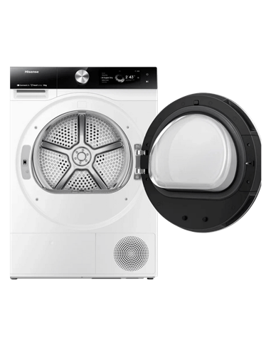 Uscător de rufe Hisense DH7S107BW, 10kg, Alb