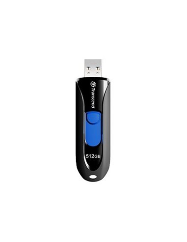 Memorie USB Transcend JetFlash 790, 512GB, Negru/Albastru