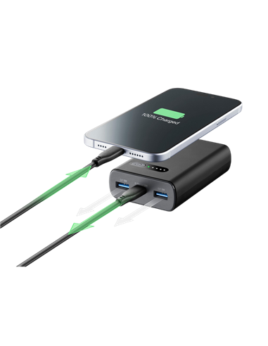 Acumulator extern Cellularline Fast PD 20W, 10000mAh, Negru