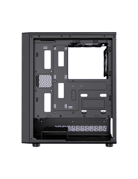 Carcasă PC Gamemax Storm 2 AB, Midi-Tower, Fără PSU, Negru