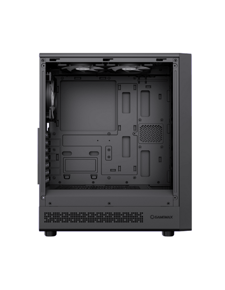 Carcasă PC Gamemax Storm 2 AB, Midi-Tower, Fără PSU, Negru