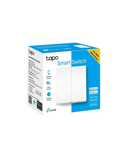 Comutator inteligent de lumină TP-LINK Tapo S220, Alb