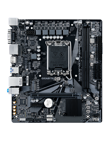 Материнская плата Gigabyte H610M S2H V2, LGA1700, Intel H610, Micro-ATX