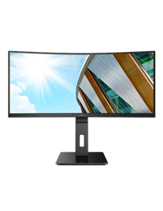 34" Monitor AOC CU34P2A, VA 3440x1440 WQHD, Negru