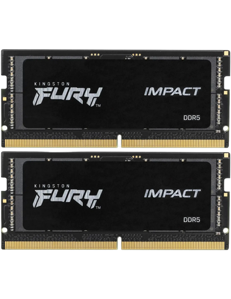 Оперативная память Kingston FURY Impact, DDR5 SDRAM, 5600 МГц, 32 Гб, KF556S40IBK2-32