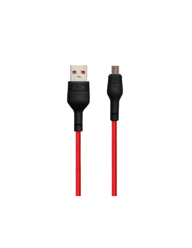 Cablu încărcare și sincronizare XO NB55, Micro-USB/USB Type-A, 1m, Roșu