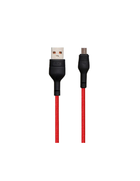 Cablu încărcare și sincronizare XO NB55, Micro-USB/USB Type-A, 1m, Roșu