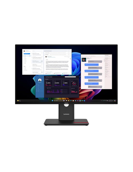 27" Monitor Lenovo ThinkVision T27UD-40, IPS 3840x2160 4K UHD, Negru