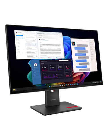 27" Monitor Lenovo ThinkVision T27UD-40, IPS 3840x2160 4K UHD, Negru