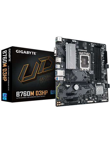 Материнская плата Gigabyte B760M D3HP, LGA1700, Intel B760, Micro-ATX