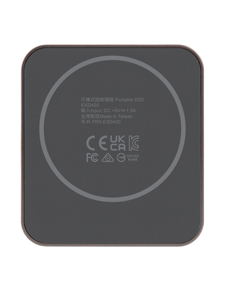 SSD portabil extern Transcend ESD420, 4 TB, Aur Roz (TS4TESD420G)