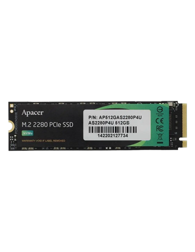 Накопитель SSD Apacer AS2280P4U, 512Гб, AP512GAS2280P4U-1