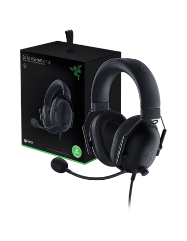 Игровая Гарнитура Razer BlackShark V2 X для Xbox, Проводной аналоговый, Чёрный