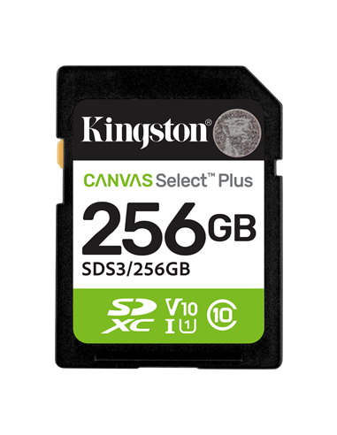 Card de Memorie Kingston Canvas Select Plus, 256GB (SDS3/256GB)