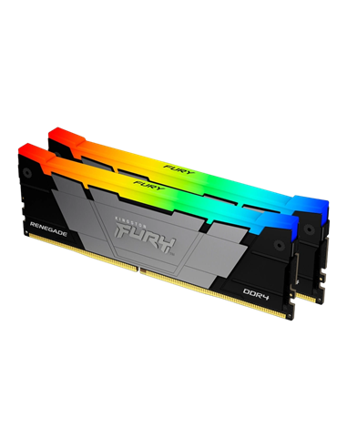 Оперативная память Kingston FURY Renegade RGB, DDR4 SDRAM, 3200 МГц, 64Гб, KF432C16RB2AK2/64