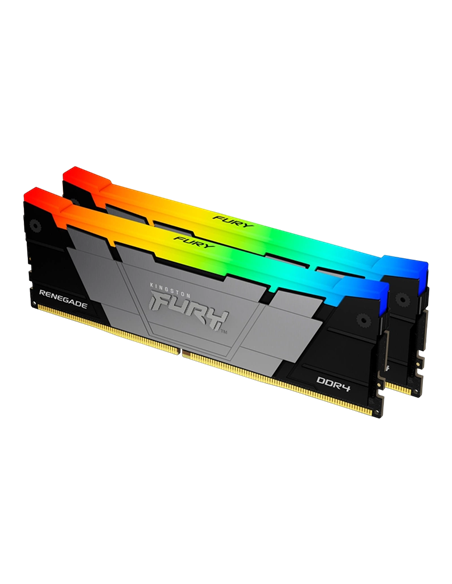 Оперативная память Kingston FURY Renegade RGB, DDR4 SDRAM, 3200 МГц, 64Гб, KF432C16RB2AK2/64