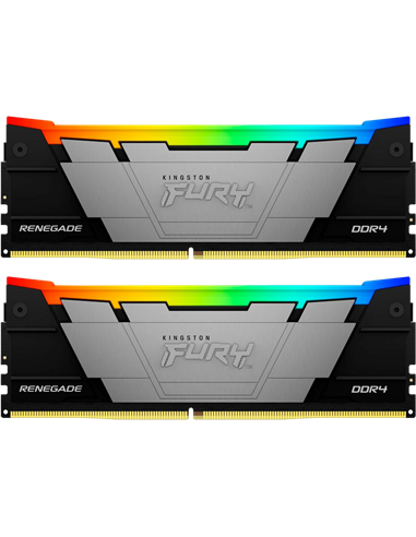 Memorie RAM Kingston FURY Renegade RGB, DDR4 SDRAM, 3200 MHz, 64GB, KF432C16RB2AK2/64