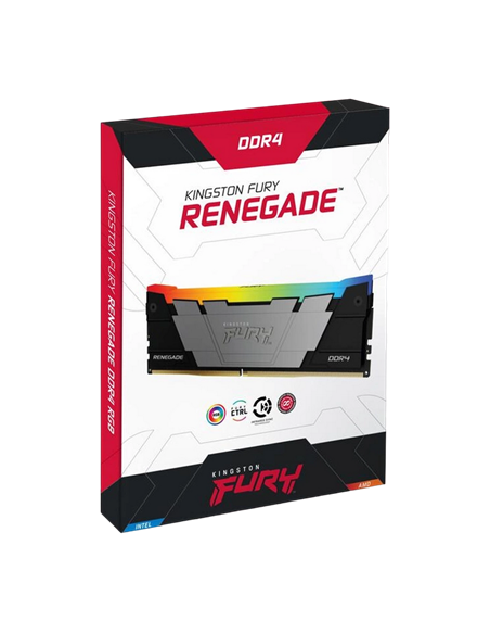 Memorie RAM Kingston FURY Renegade RGB, DDR4 SDRAM, 3200 MHz, 64GB, KF432C16RB2AK2/64