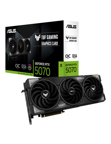 Видеокарта ASUS TUF-RTX5070-O12G-GAMING, 12ГБ GDDR7 192бит