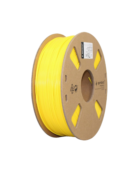 Filament pentru imprimantă 3D Gembird 3DP-ABS1.75-01-Y, ABS, Galben , 1.75 mm, 1kg