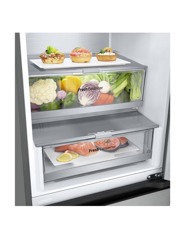 Холодильник LG GBV7280BMB, Серебристый